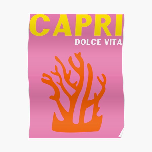 Capri Dolce Vita Poster