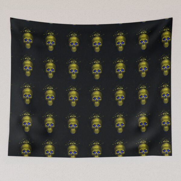 Item preview, ``Gold skull!`` or ``What do you think about life?`` designed and sold by kalinicheva.