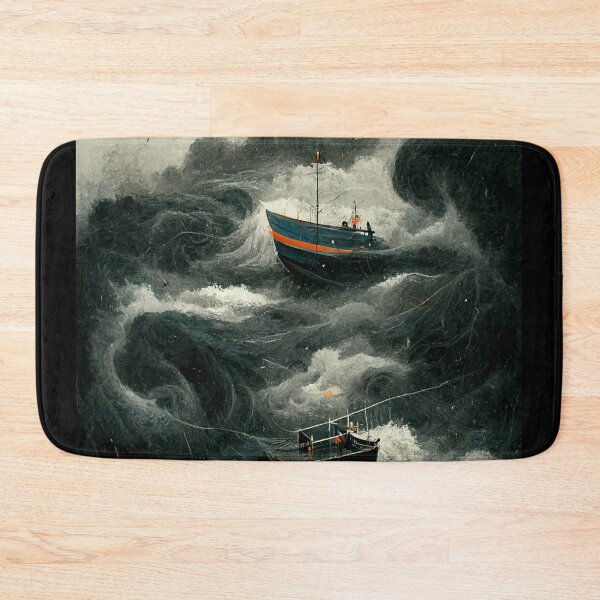 Item preview, Boats in a Storm designed and sold by deificusArt.