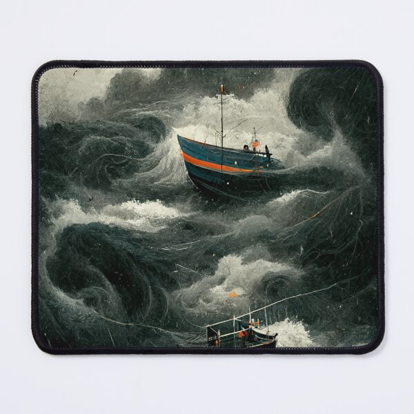 Item preview, Boats in a Storm designed and sold by deificusArt.