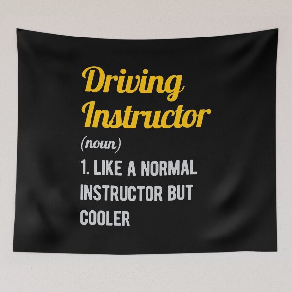 Item preview, Funny Driving Instructor designed and sold by artworkbyrihen.