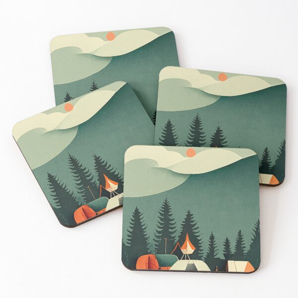 Item preview, Camping in the Woods designed and sold by deificusArt.