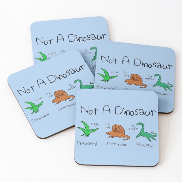 Item preview, Not A Dinosaur (Pterodactyl, Dimetrodon, Plesiosaur) designed and sold by jezkemp.
