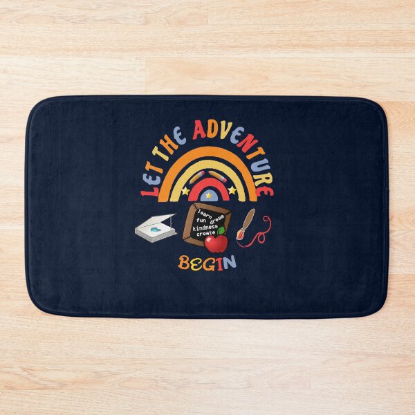 Item preview, Back To School Graphic Let The Adventure Begin Inspirational Quote designed and sold by Cute & Sassy Custom Gifting Boutiques.