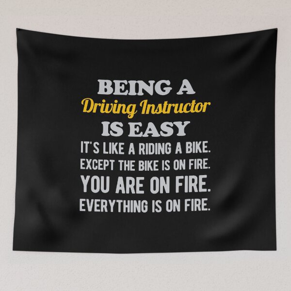 Item preview, Funny Driving Instructor designed and sold by artworkbyrihen.