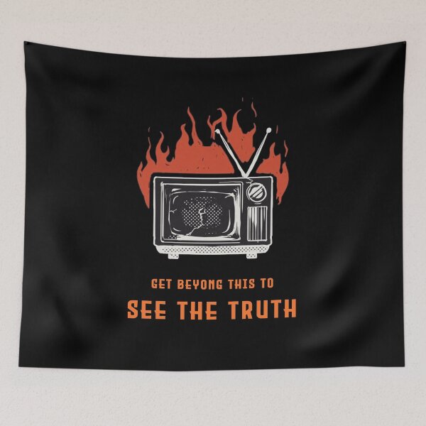 Item preview, GET BEYOND THIS TO SEE THE TRUTH designed and sold by -DEEWOLF-.
