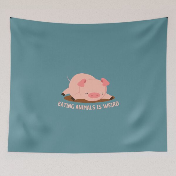 Item preview, Eating animals is weird designed and sold by Lauraloris.