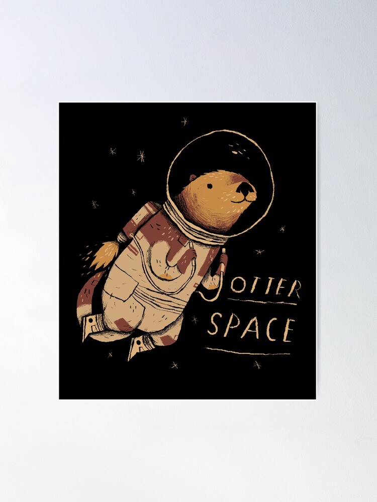Discover Otter Space Poster