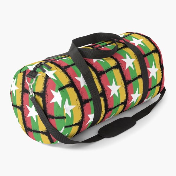 Item preview, Myanmar Flag Distressed designed and sold by rafaeltto.