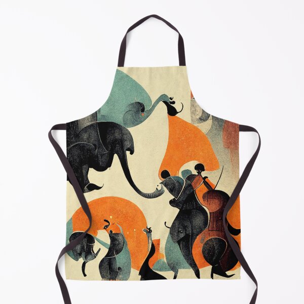 Item preview, Elephants dancing to Jazz designed and sold by deificusArt.
