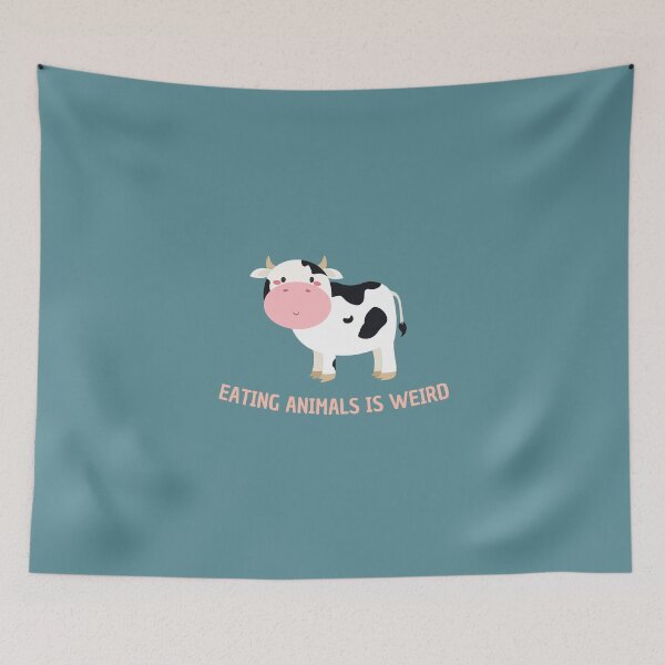 Item preview, Eating animals is weird designed and sold by Lauraloris.