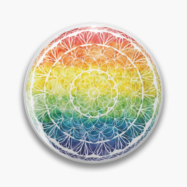 Item preview, Rainbow Tie-Dye Mandala designed and sold by Jon J.S.H.