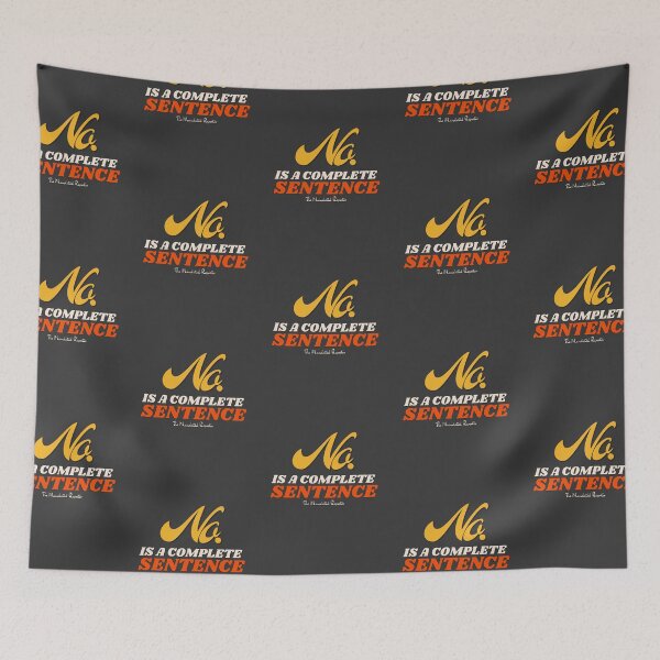Item preview, No, is a Complete Sentence - Charcoal designed and sold by TheReporter1.