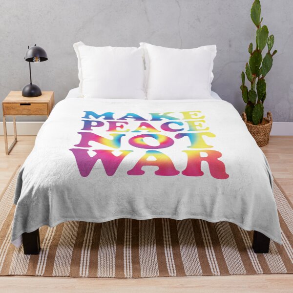 Item preview, Make Peace Not War in Tie Dye designed and sold by Rhu Creations.