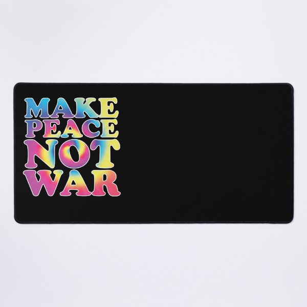 Item preview, Make Peace Not War in Tie Dye designed and sold by Rhu Creations.