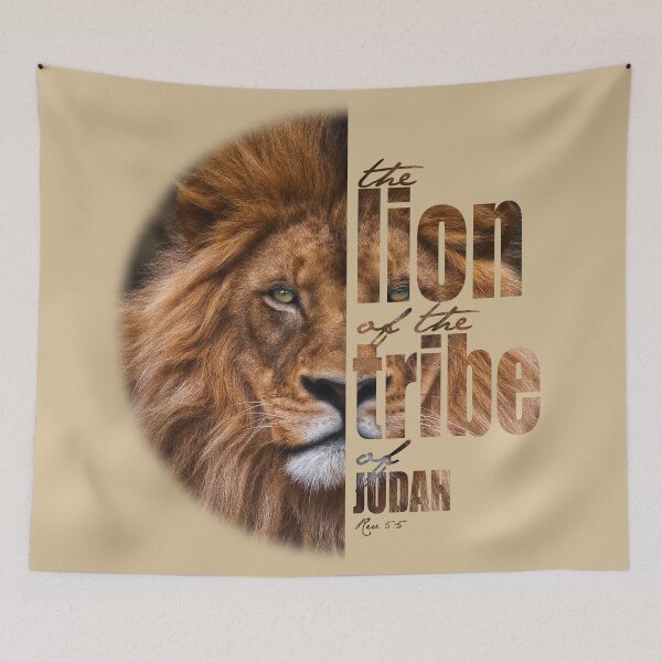 Item preview, Lion of Judah on beige designed and sold by AbideApparel.