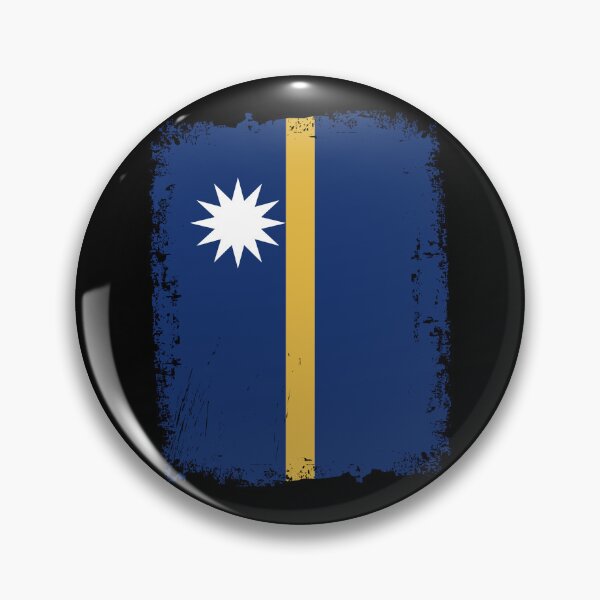 Item preview, Nauru Flag Distressed designed and sold by rafaeltto.