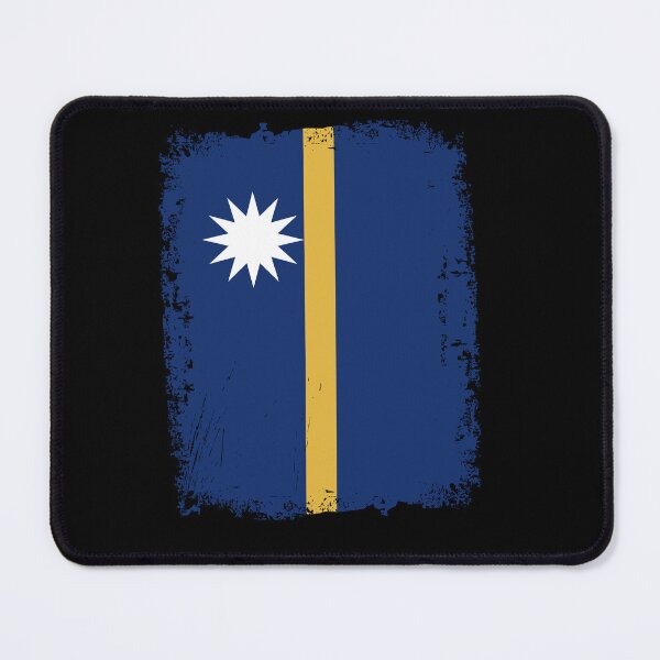 Item preview, Nauru Flag Distressed designed and sold by rafaeltto.