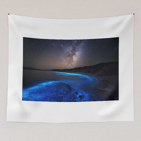 Item preview, Milky Way Over Sea Sparkle Bay designed and sold by James Garlick.