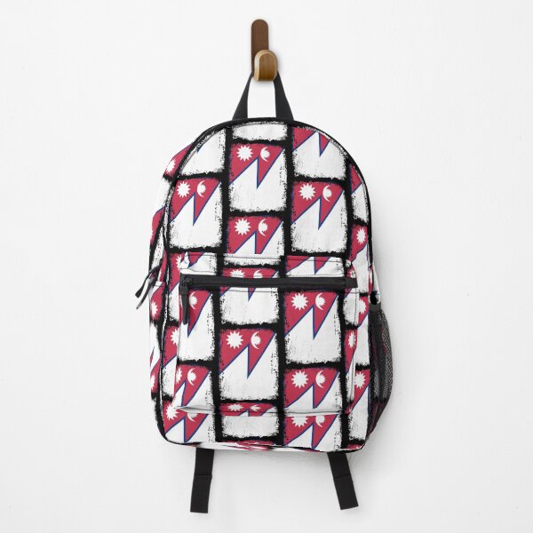 Item preview, Nepal Flag Distressed designed and sold by rafaeltto.