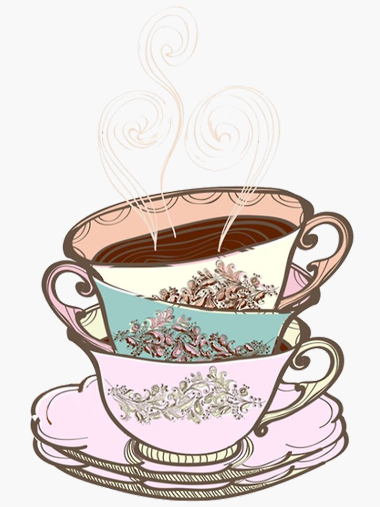 "tea with xanthe" Sticker for Sale by maistore Redbubble