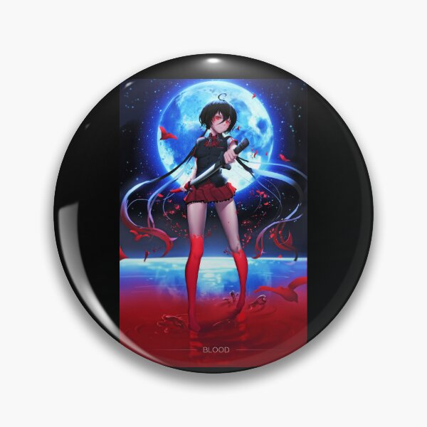 Item preview, Blood C - Otonashi Saya Anime Poster designed and sold by raisine.