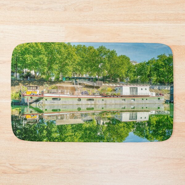 Item preview, Paris River Seine House Boat Looking from the Island of La Grande Jatte designed and sold by skyfilming.
