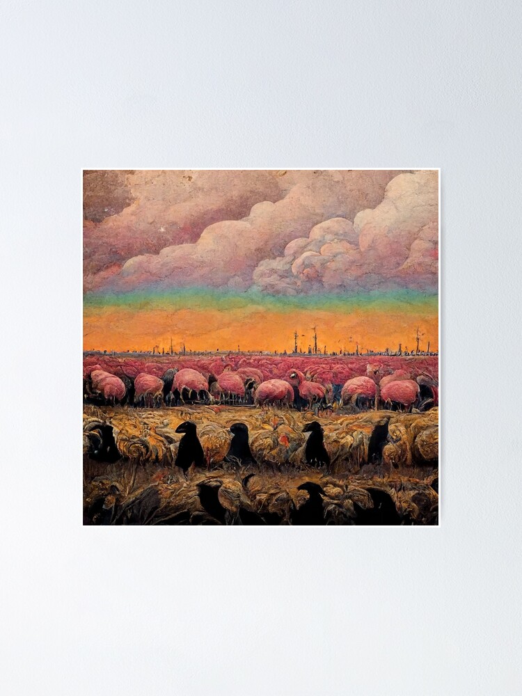 Pink Floyd / Vincent Van Gogh - Animals 4 Poster for Sale by ErotemeArt