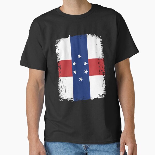 Aperçu de l'œuvre Netherlands Antilles Flag Distressed créée et vendue par rafaeltto.