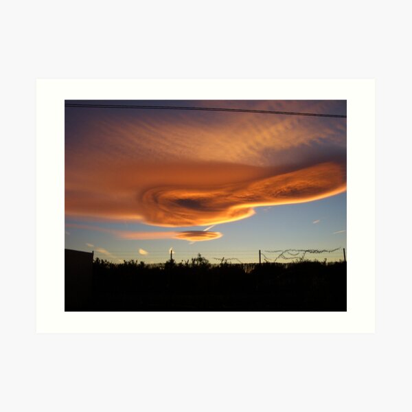 Aliens are Coming Art Print