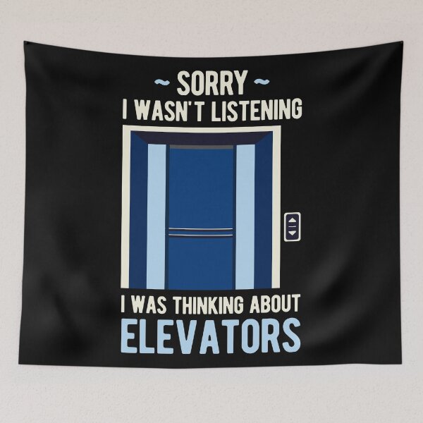 Item preview, Funny Elevator designed and sold by artworkbyrihen.