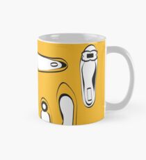 Yellow flat shoes Classic Mug