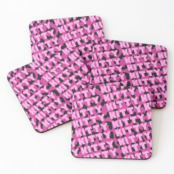 Item preview, Kitty Leopard Purple and Pink Print/ Leopard Purple Home Decor/ Leopard Pink/Purple Cat Mat/ Leopard Pink & Purple Cat Bandanas designed and sold by KingdomKubs.