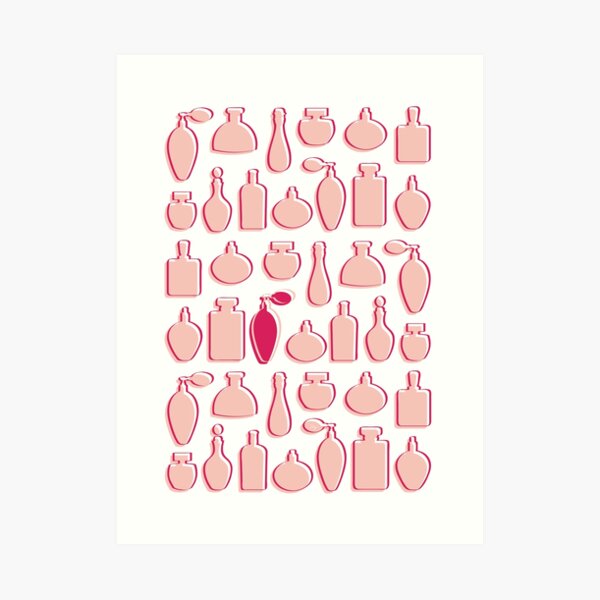 Pink Perfumes Art Print