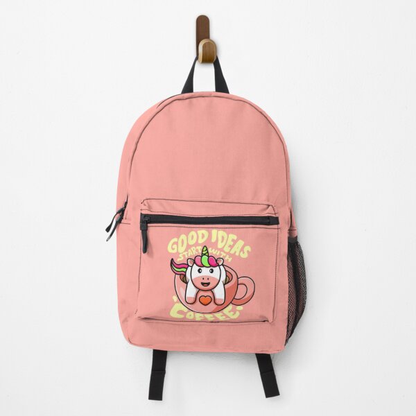 Item preview, Good Ideas start with Coffee Kawaii Unicorn on a Cup designed and sold by Yellow Coffee.