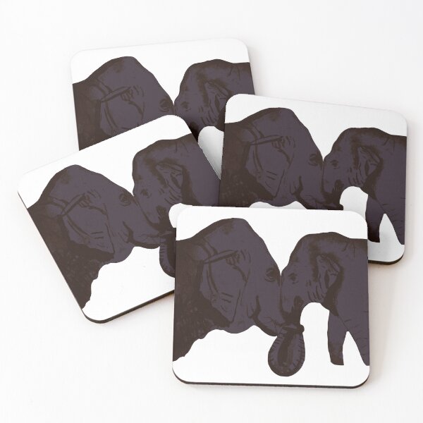 Item preview, Watercolor elephants couple designed and sold by altairaleon.