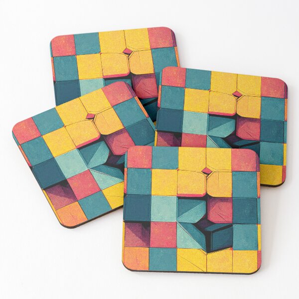 Item preview, Abstract Rubiks Cube designed and sold by deificusArt.