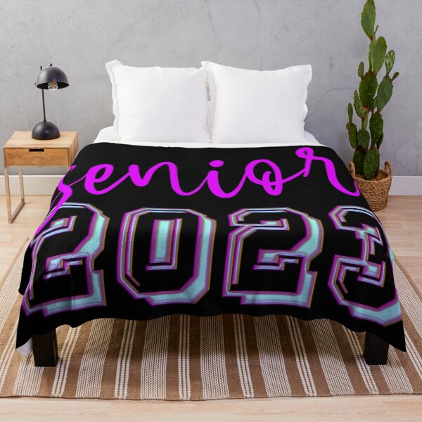 Item preview, Senior 2023 80's style design pink letters designed and sold by TwoTeenSisters.