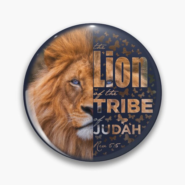 Item preview, Lion of Judah with butterflies on navy designed and sold by AbideApparel.