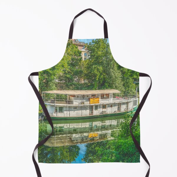 Item preview, Paris River Seine Houseboat Looking from the Island of La Grande Jatte designed and sold by skyfilming.