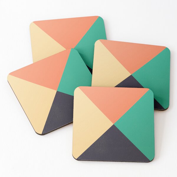 Item preview, Geometric and symmetrical triangles design designed and sold by MadSwellDesigns.