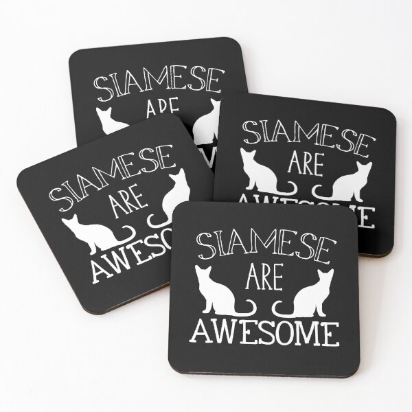 Item preview, SIAMESE are AWESOME (cool cats) designed and sold by jazzydevil.