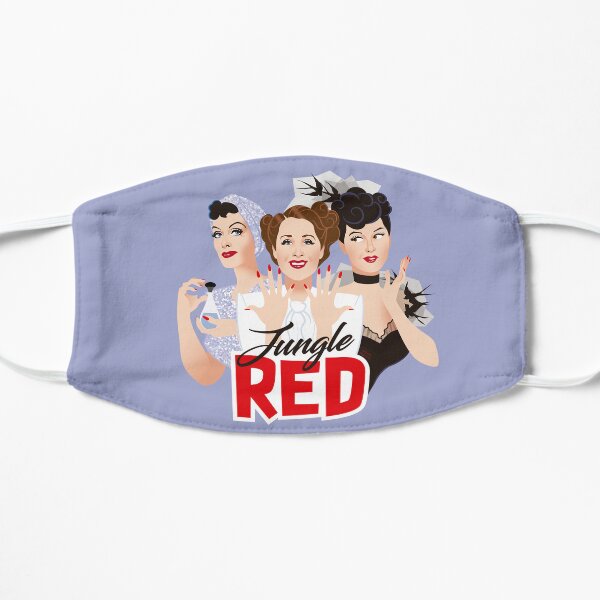 Jungle Red Flat Mask
