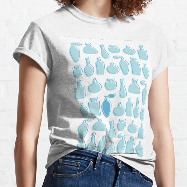 Blue Perfume Bottles Classic T-Shirt