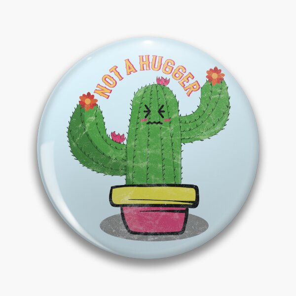 Item preview, Not A Hugger - funny cactus designed and sold by Numero14.