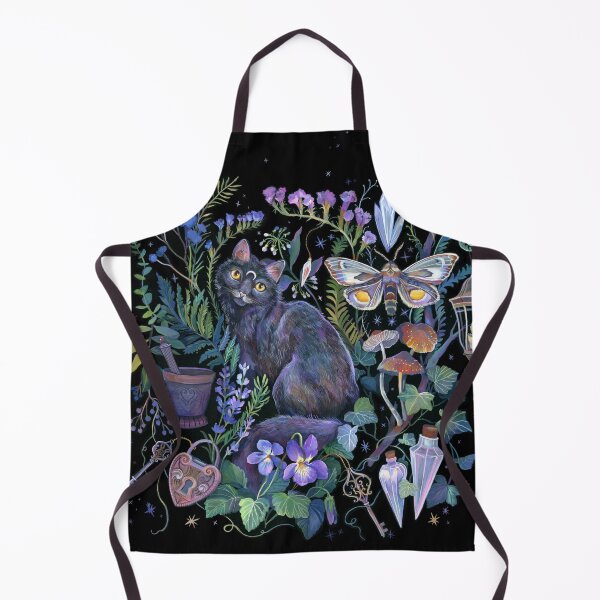 Item preview, Black Cat Potion Garden designed and sold by claramcallister.