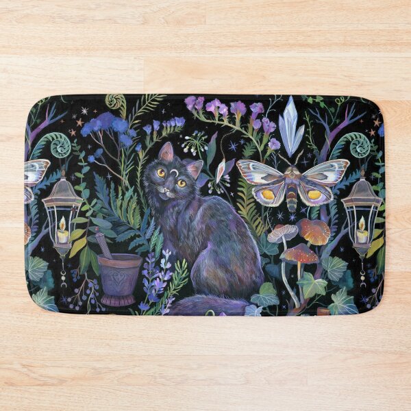 Item preview, Black Cat Potion Garden designed and sold by claramcallister.