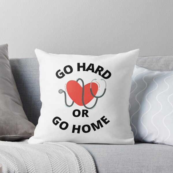 Item preview, Go hard or go home heart and stethoscope designed and sold by Medisigne.