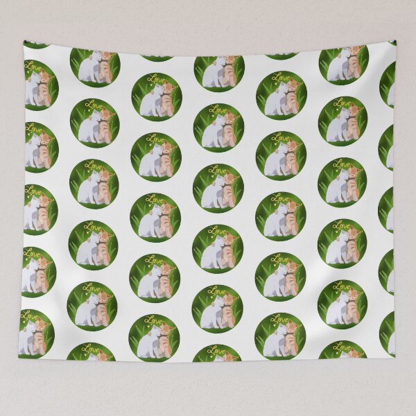 Item preview, Couple of cats hugging and in love designed and sold by altairaleon.