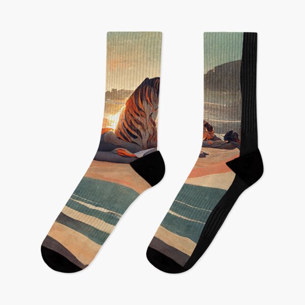 Item preview, Tigers on the Beach designed and sold by deificusArt.